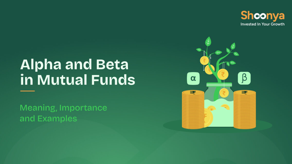 Alpha and beta in mutual funds